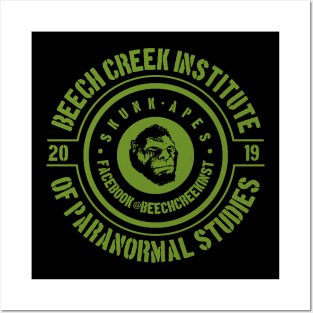 Beech Creek Institute Stencil Seal (Olive Ink) Posters and Art